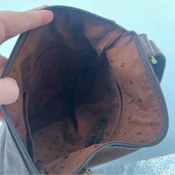 Fossil Leather Crossbody Purse Brown - Picture 6 of 9
